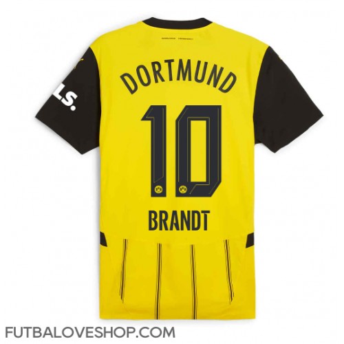 Dres Borussia Dortmund Julian Brandt #10 Domáci 2024-25 Krátky Rukáv